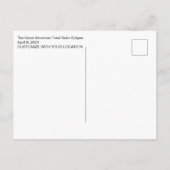 : Verduistering over landbouwgrond Briefkaart (Achterkant)