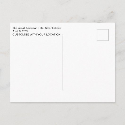 : Verduistering over landbouwgrond Briefkaart (Achterkant)