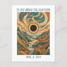 : VERDUISTERING OVER RIVER BRIEFKAART