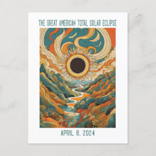 : VERDUISTERING OVER RIVER BRIEFKAART