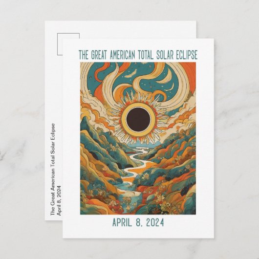 : VERDUISTERING OVER RIVER BRIEFKAART (Voorkant / Achterkant)