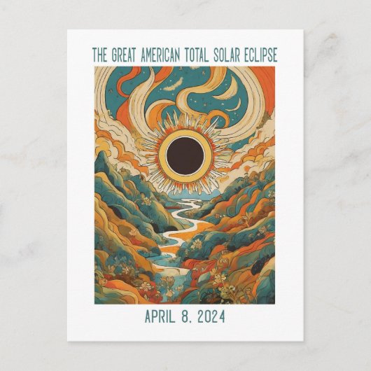 : VERDUISTERING OVER RIVER BRIEFKAART (Voorkant)