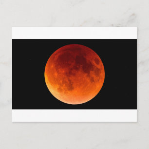 Verduistering van de bloedmaan briefkaart