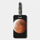 verduistering van de maan bagagelabel (Achterkant verticaal)