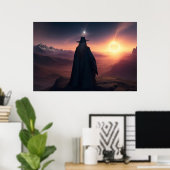 Verduistering van de Visioenen van de Tovenaar Poster (Thuiskantoor)