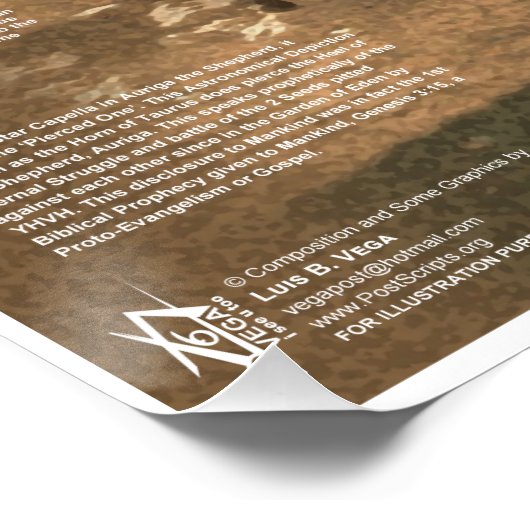 Verduistering van het Kruis Perfect Poster (Hoek)