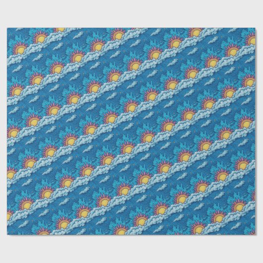 Verduistering van schemerzonnen cadeaupapier (Vlak)