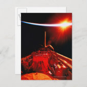 Verduistering vanuit de ruimte briefkaart (Voorkant / Achterkant)