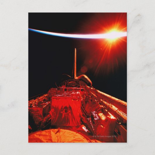 Verduistering vanuit de ruimte briefkaart (Voorkant)