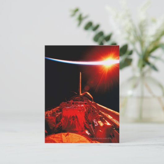 Verduistering vanuit de ruimte briefkaart (Staand voorkant)