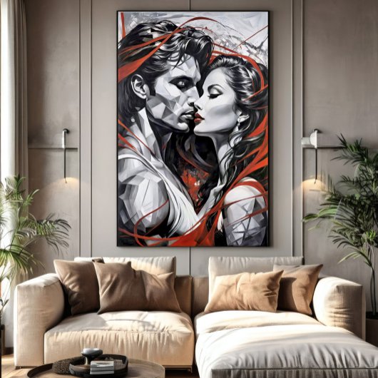Verduisteringen van Verlangen Canvas Afdruk