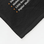 Verduisteringspad van totale zonsverduistering apr fleece deken (Hoek)