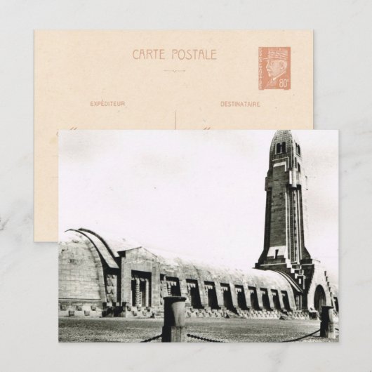 Verdun, Battlefield monument Briefkaart (Voorkant / Achterkant)