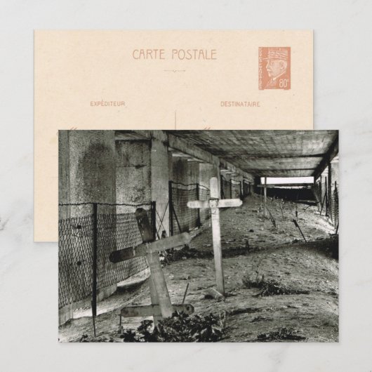 Verdun, Bayonet monument 1Interieur Briefkaart (Voorkant / Achterkant)