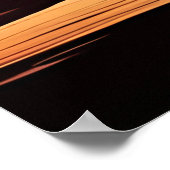 Verdun Calico kat en woestijn maan Poster (Hoek)