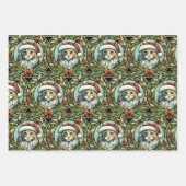 Verdun Calico Maine Coon Cat Christmas Inpakpapier Vel (Voorkant 3)