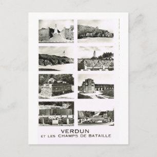 Verdun,    en de slagvelden briefkaart