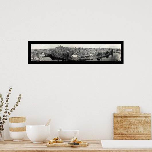 Verdun France WWI Damage Foto 1919 Poster (Keuken)