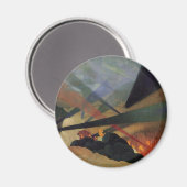 Verdun (Wereldoorlog Eén Slagveld) (door Vallotton Magneet (Voorkant / Achterkant)