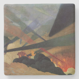 Verdun (Wereldoorlog Eén Slagveld) (door Vallotton Stenen Onderzetter