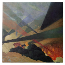 Verdun (Wereldoorlog Eén Slagveld) (door Vallotton Tegeltje