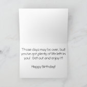 Verdunde, robuust Antiek auto in sneeuw Kaart (Binnen)