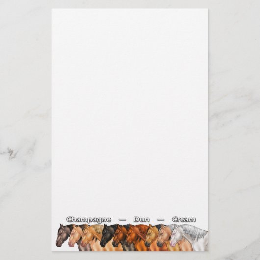 Verdunningspaarden Briefpapier (Voorkant)