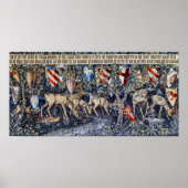 Verdure met herten en schilden, William Morris Poster (Voorkant)