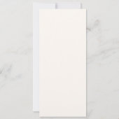 VERDURE Modern Wedding Place Card Menu Kaart (Achterkant)