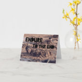 Verduren Christelijke Leger Soldaat Boot Camp Cade Kaart (Gele Bloem)