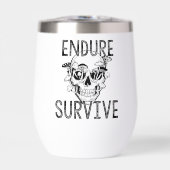 Verduren en overleven schedel met paddenstoelen |  (Voorkant)