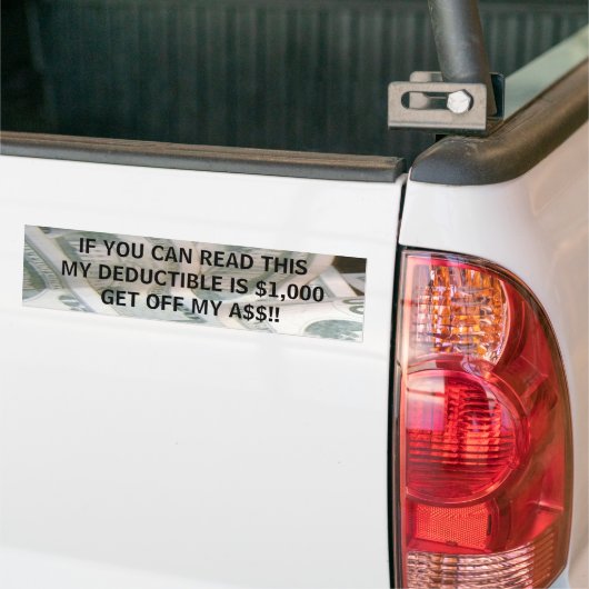 VERDUURZAAM BUMPERSTICKER (Op Truck)