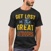 Verdwaal in de buitenlucht t-shirt (Voorkant)