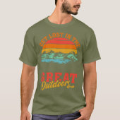 Verdwaal in de buitenlucht t-shirt (Voorkant)