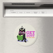 Verdwaal in een goed boek - Ronde magneet (Insitu (Vaatwasser))