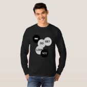 Verdwaal niet t-shirt (Voorkant volledig)