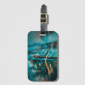 Verdwaald in de stad bagagelabel (Voorkant (verticaal))