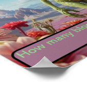 Verdwaald in een bloemenveld poster (Hoek)