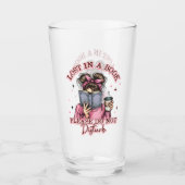 Verdwaald in een boek... glas (Voorkant)