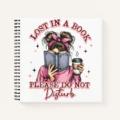 Verdwaald in een boek... notitieboek (Voorkant)