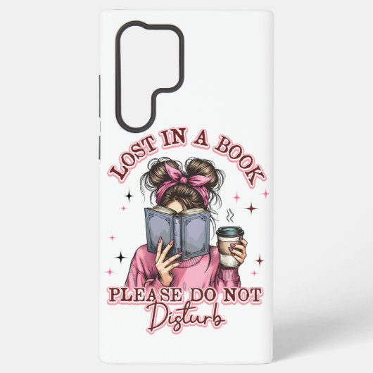 Verdwaald in een boek... samsung galaxy hoesje (Achterkant)