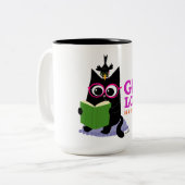 Verdwaald in een goed boek - Mok (Voorkant links)