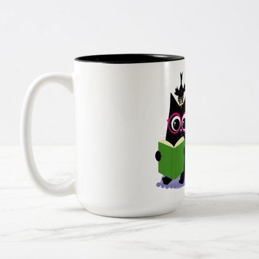 Verdwaald in een goed boek - Mok (Links)