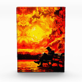 Verdwaald in gedachten – Surrealistische zonsonder Fotoblokken