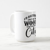 Verdwaald in het bos koffiemok (Voorkant links)