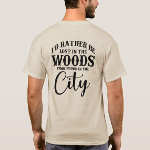 Verdwaald in het bos t-shirt