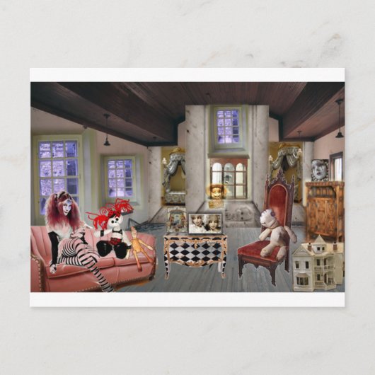 VERDWAALD IN POPPENLAND BRIEFKAART (Voorkant)