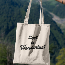 Verdwaald in Reisgier Avontuurlijke Reiziger Reis Tote Bag