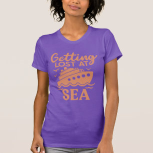 Verdwaald tijdens een Zee cruise T-shirt