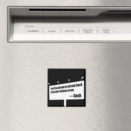 Verdwenen aan Eternal Heck grappige magneet (Insitu (Vaatwasser))